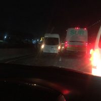 Reportan carambola en la México-Puebla; hay 3 lesionados