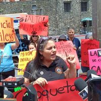 Protestan en Cuernavaca por liberación del asesino de Baileys, perro que murió tras ser golpeado