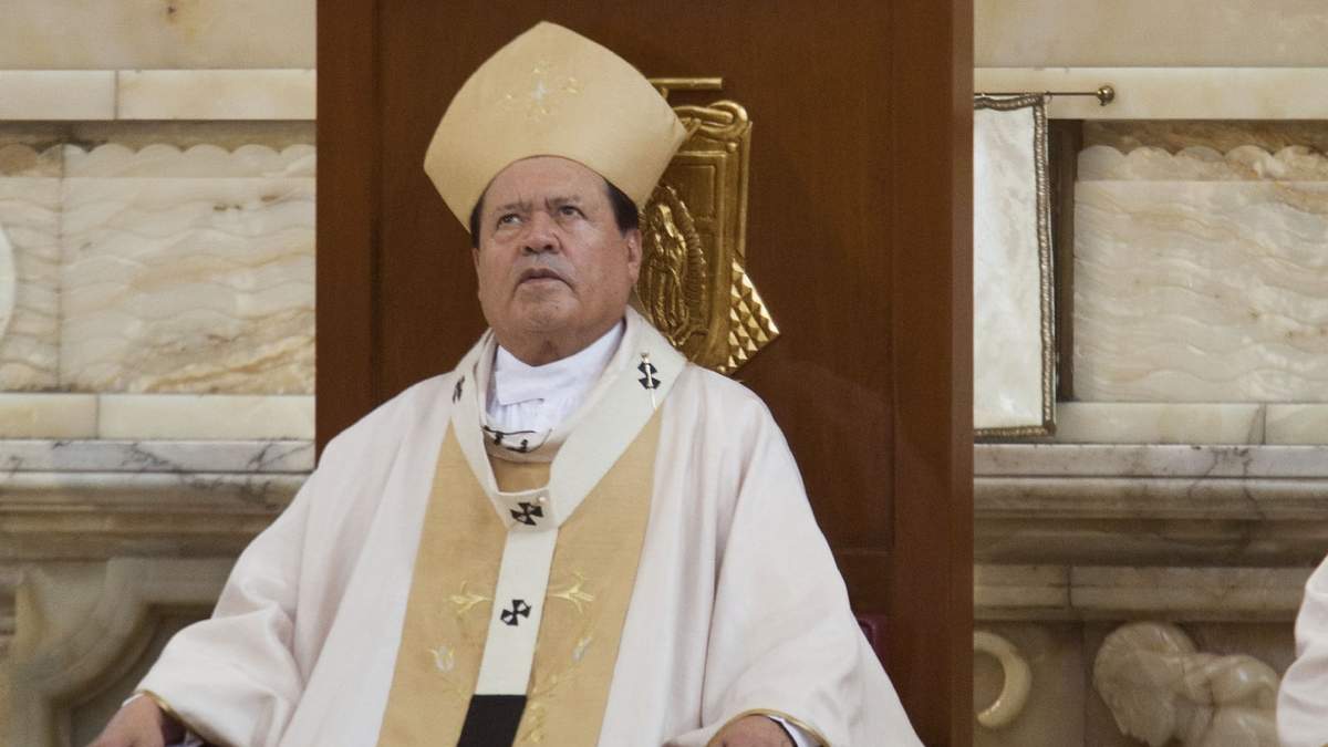 El arzobispo emérito, Norberto Rivera Carrera
