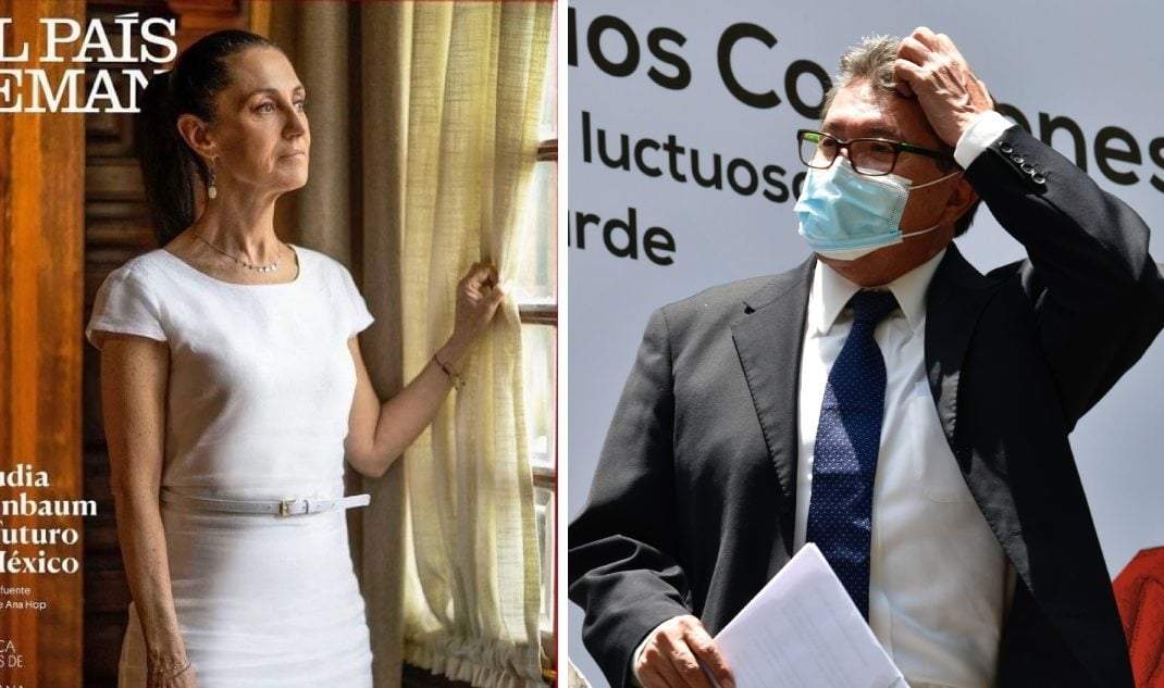 Portada de Sheinbaum en El País Semanal y Ricardo Monreal