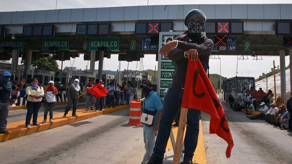 La toma de casetas es penado
