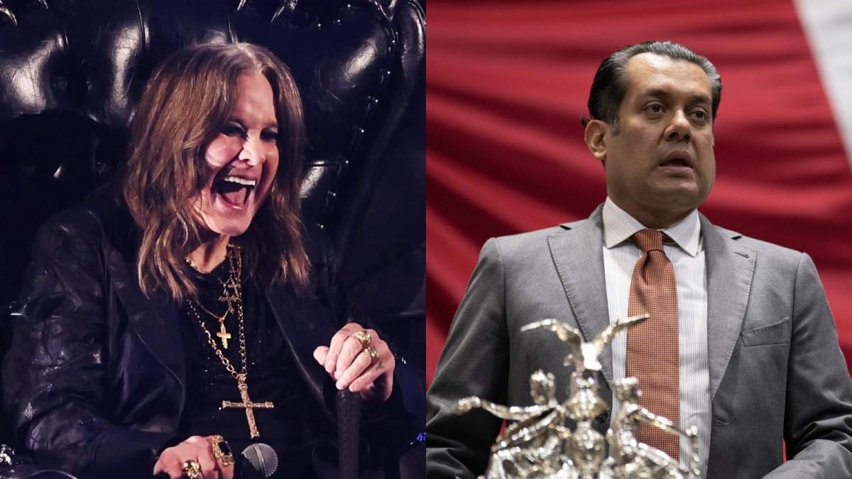 Ozzy Osbourne y Sergio Gutiérrez Luna, presidente de la cámara baja