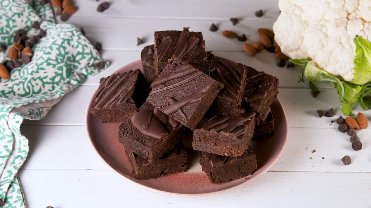 Brownies de coliflor. Fuente: (Instagram)