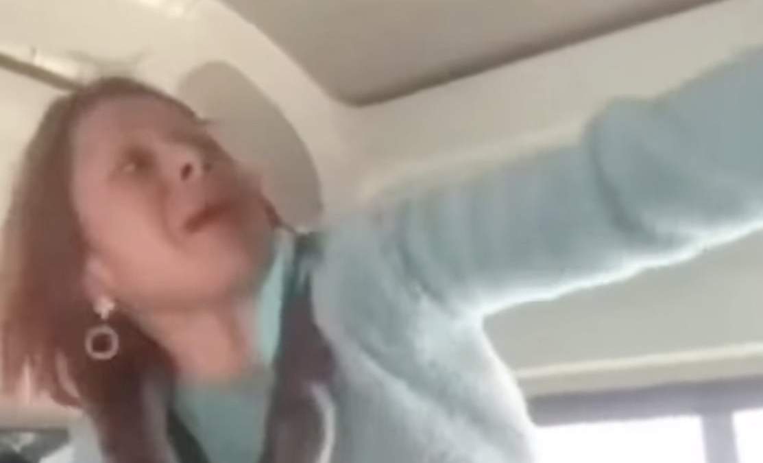 Escena del video que se viralizó en redes