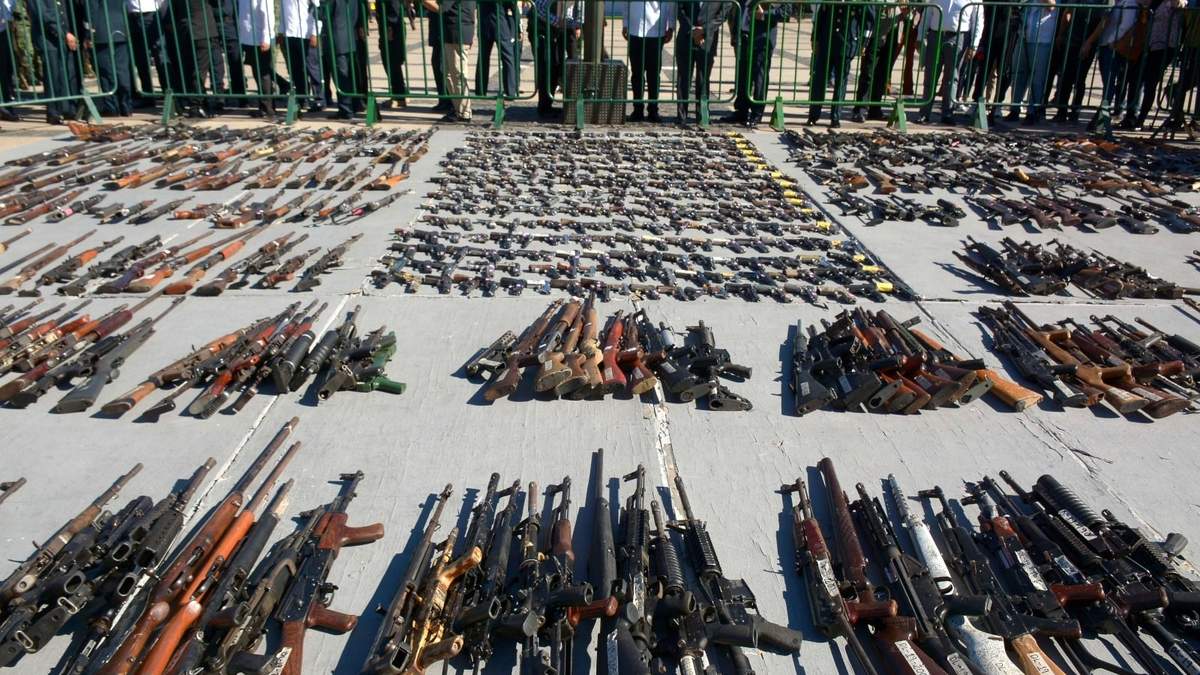 Armas de "procedencia extranjera" decomisadas en Sinaloa y Durango