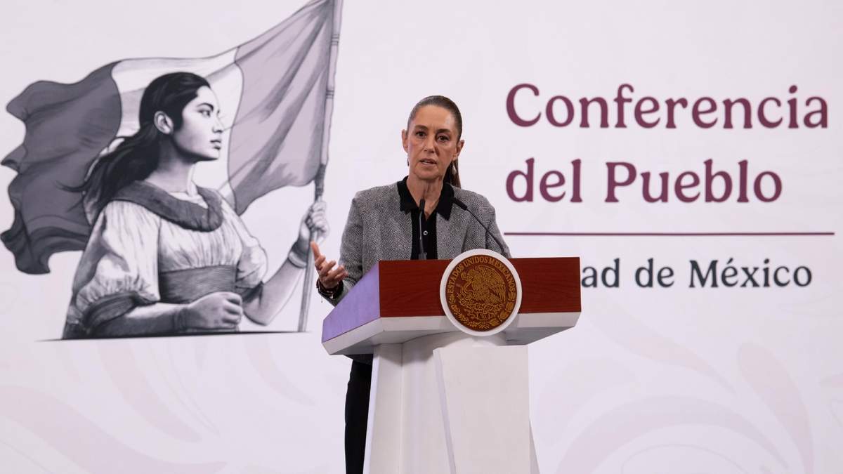 La presidenta Claudia Sheinbaum en la conferencia matutina de este miércoles 28 de mayo de 2025