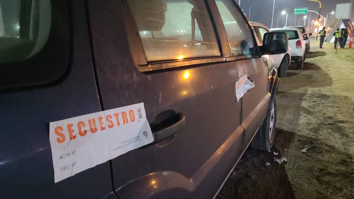 Los controles se realizaron sobre Ruta 7 en ambas manos. Fuente: (Centenario Digital).