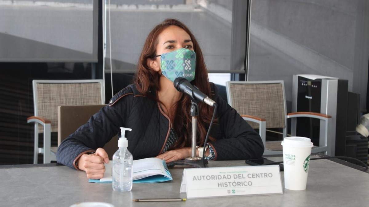 La coordinadora general de la Autoridad del Centro Histórico, Dunia Ludlow.