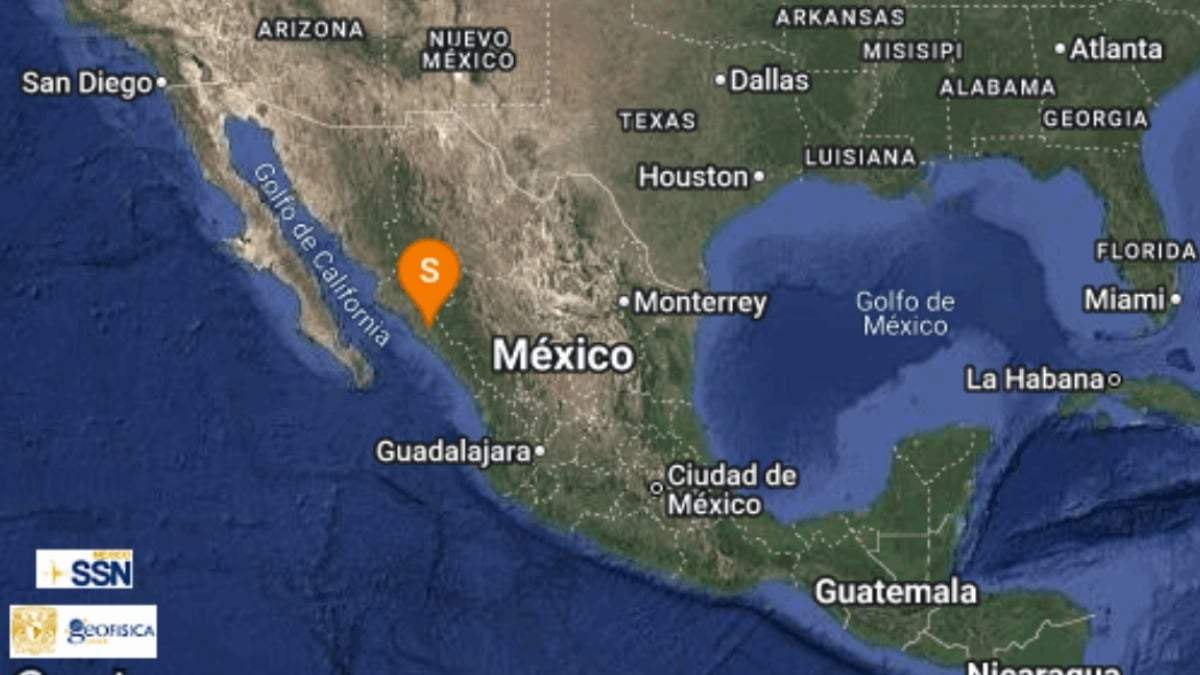 El reporte del sismo publicado por el Servicio Sismológico Nacional