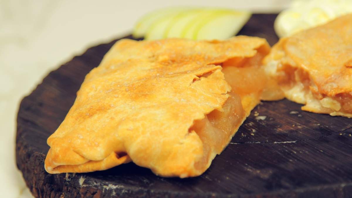 Bocaditos de manzana. Fuente: (X)