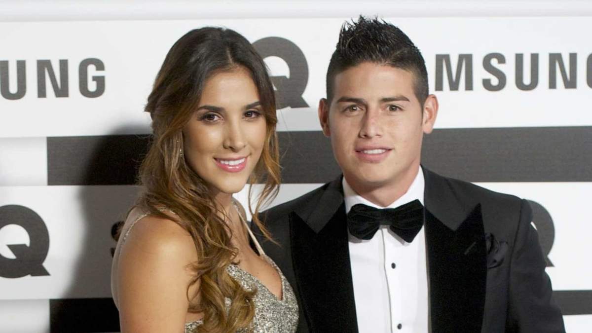 Daniela Ospina y James Rodríguez. Fuente: (Instagram)