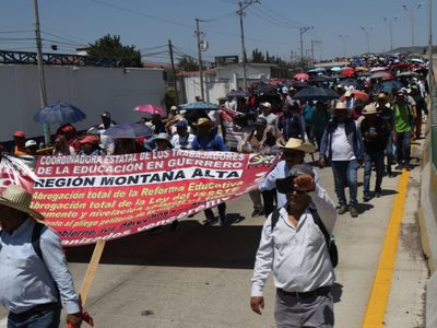 Profesores de Guerrero se unen al paro nacional convocado por la CNTE