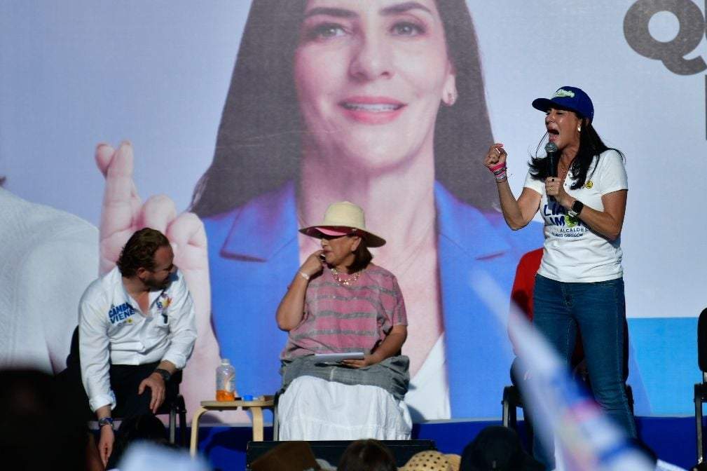 Santiago Taboada, Xóchitl Gálvez y Lía Limón