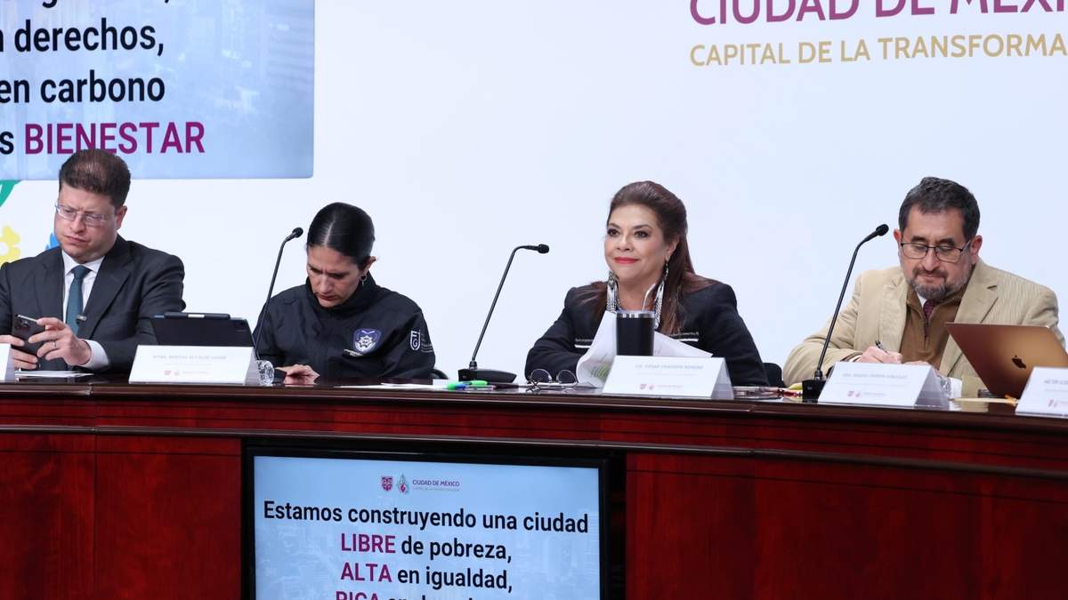 La conferencia de la jefa de gobierno, Clara Brugada