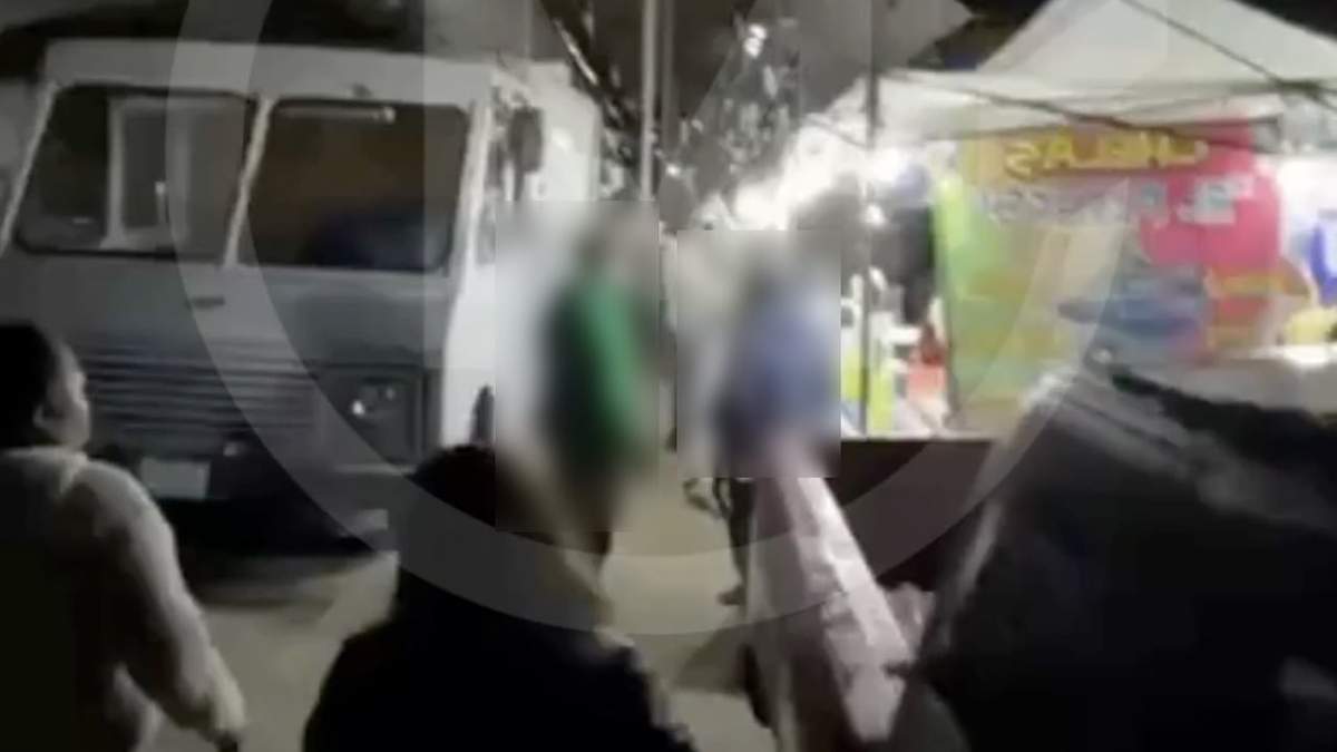 El baile se celebraba en las calles de Coyotzingo, municipio de Huejotzingo, con motivo de un bautizo