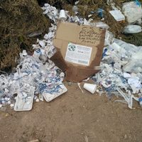 En basurero de Hidalgo tiran jeringas de pruebas covid-19; pepenadores temen contagios