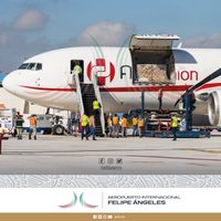 AIFA estrena terminal de carga; primer vuelo llegó procedente de EU