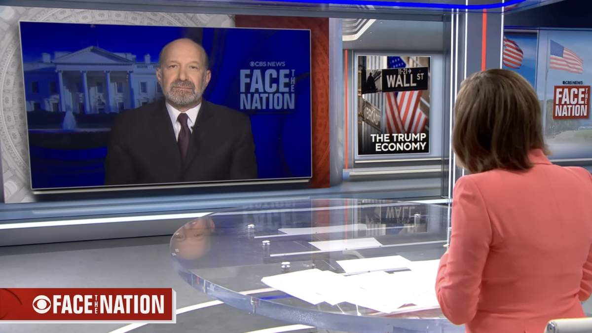 El secretario de Comercio de Estados Unidos, Howard Lutnick, en la entrevista con CBS