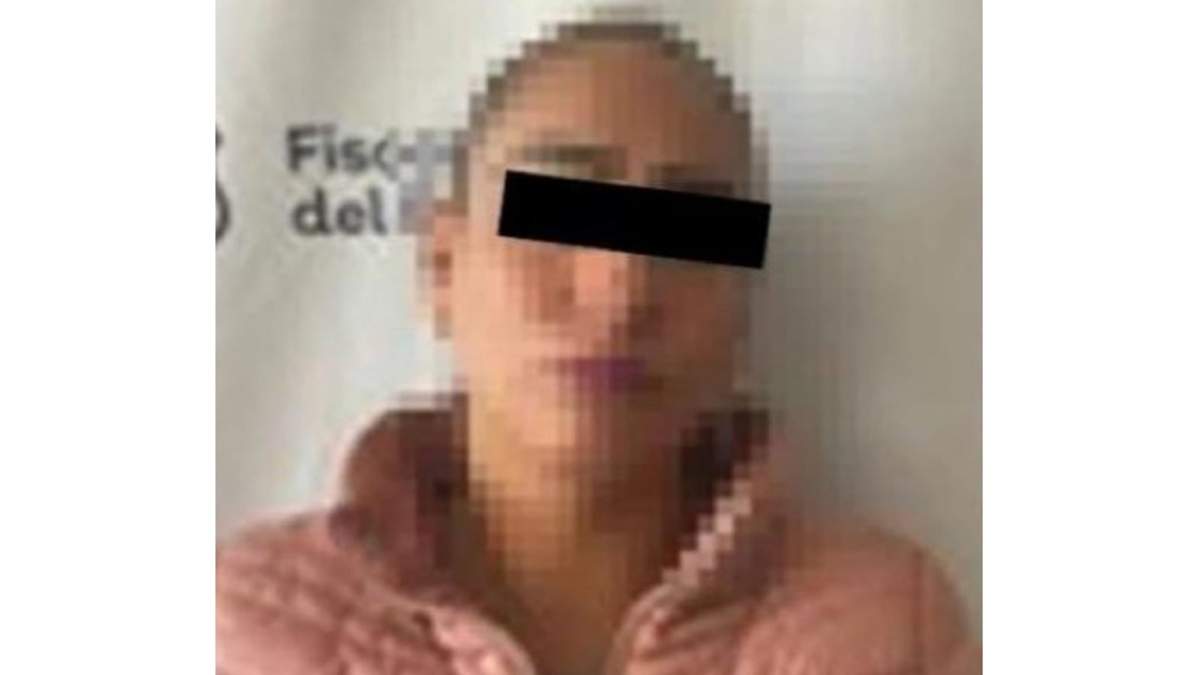 La detenida, identificada como Dalecia Yahaira C.