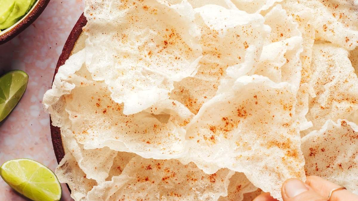Chips de arroz. Fuente: (Instagram)