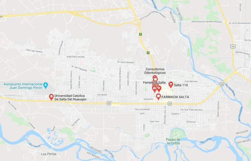 La zona donde fueron detectados los policías