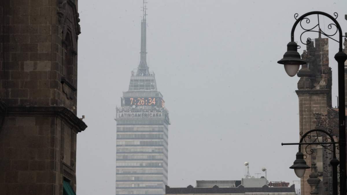 Bajas temperaturas en el centro de la Ciudad de México