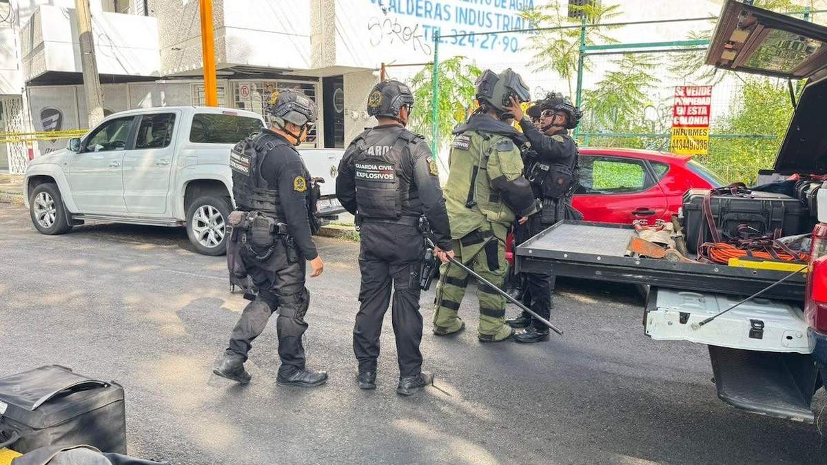Personal de la SSP de Michoacán acudió al lugar donde fue arrojado el artefacto