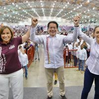 Sheinbaum arranca precampaña presidencial en Veracruz y da espaldarazo a Rocío Nahle