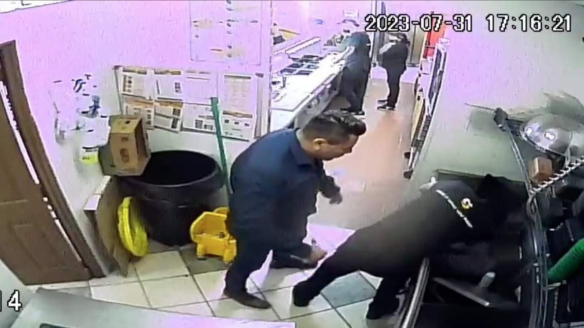 Imagen del video que circuló en redes sociales