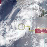 Surge la depresión tropical Uno-E, primer ciclón de 2025 en el Pacífico
