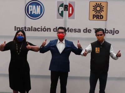 PAN, PRI Y PRD llaman a partidos y ciudadanos a sumarse a la alianza contra Morena