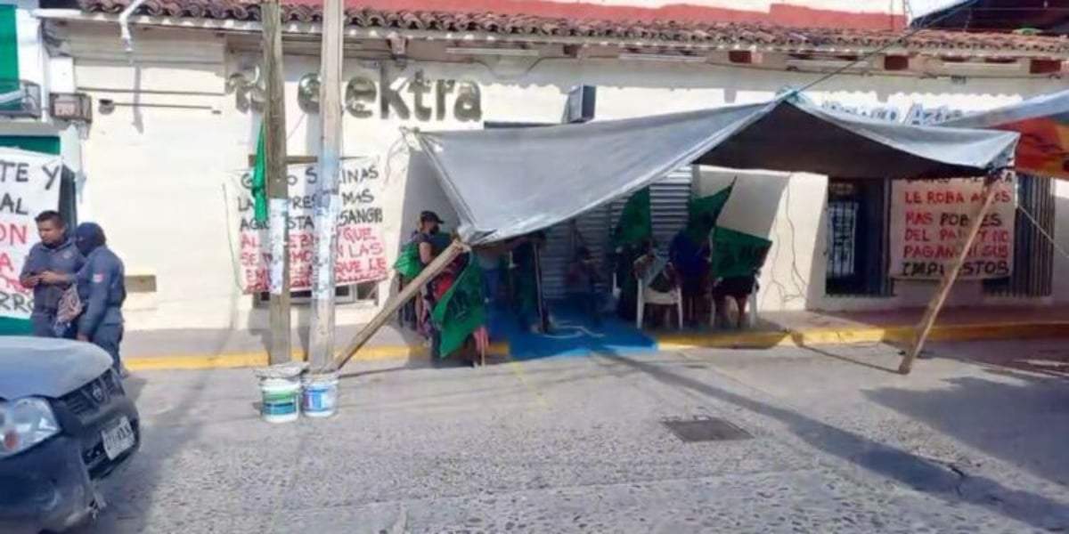 Instalaciones tomadas en Tehuantepec