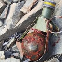 La Policía de Chubut halló una granada sin explotar y desplegaron un gran operativo