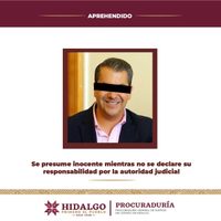 Acusado de peculado, detienen a Eleazar García Sánchez, exalcalde de Pachuca