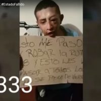 'Justicieros” apalean a presunto ladrón y lo exhiben en redes como advertencia (Video)