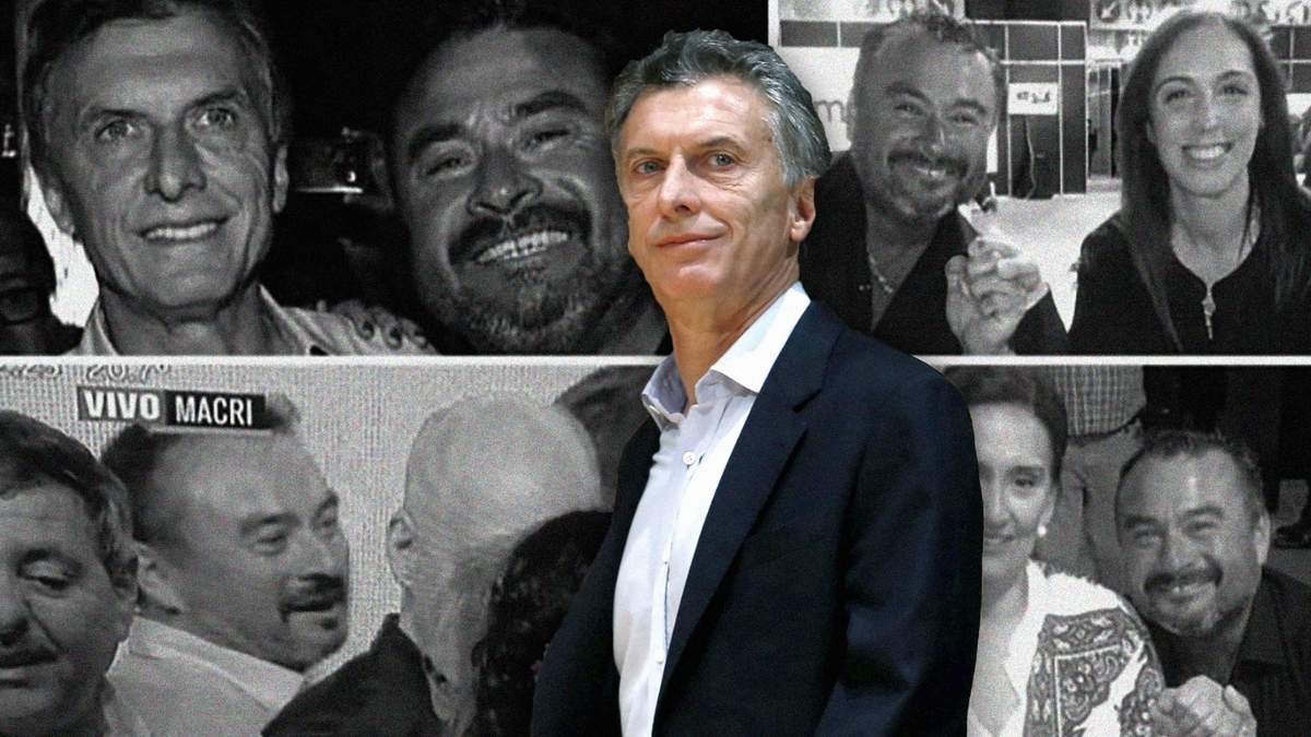 Mauricio Macri y el Peque García junto a dirigentes del PRO. Fuente: (Minuto Neuquén)