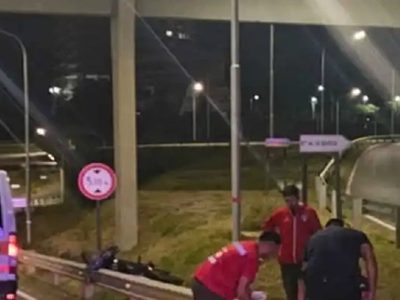 Murió un motociclista en un choque en la avenida Alfonsín