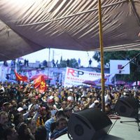 'Voy a tomar posesión de la Presidencia el 1 de diciembre”, anuncia AMLO en Chimalhuacán