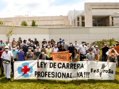 Siprosapune inició un paro de 48 horas: insisten en que se sancione la Ley de Carrera Profesional