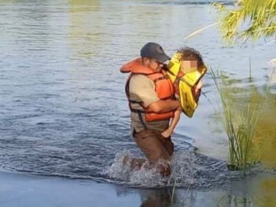 Cinco migrantes fueron rescatados del Río Bravo cuando buscaban cruzar hacia EU