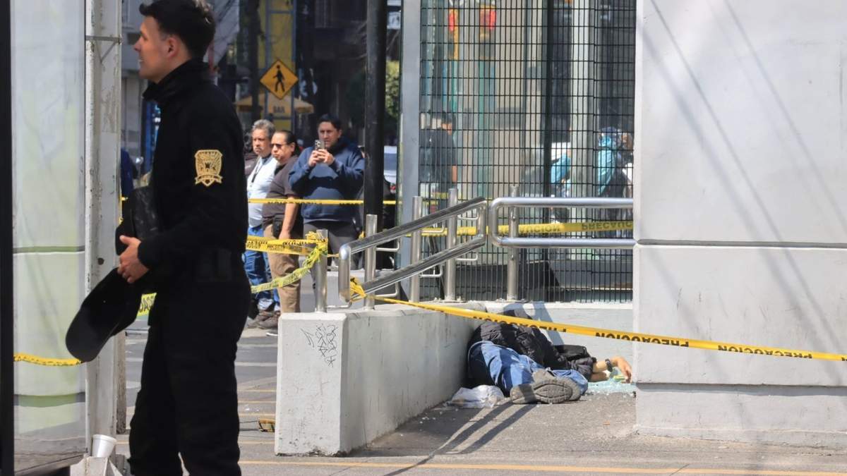 El sujeto abatido en el cruce de Avenida de los Insurgentes y Félix Cuevas