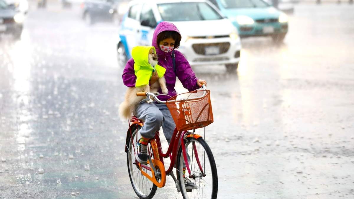 Fuertes lluvias en México. Fuente: (Twitter)