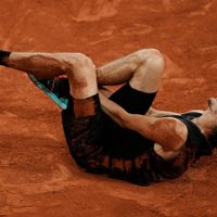 La terrible lesión de Zverev que permitió a Nadal avanzar a la final de Roland Garros (Videos)