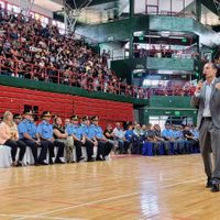 Gutiérrez protagonizó la ceremonia de ascenso de más de 1600 policías