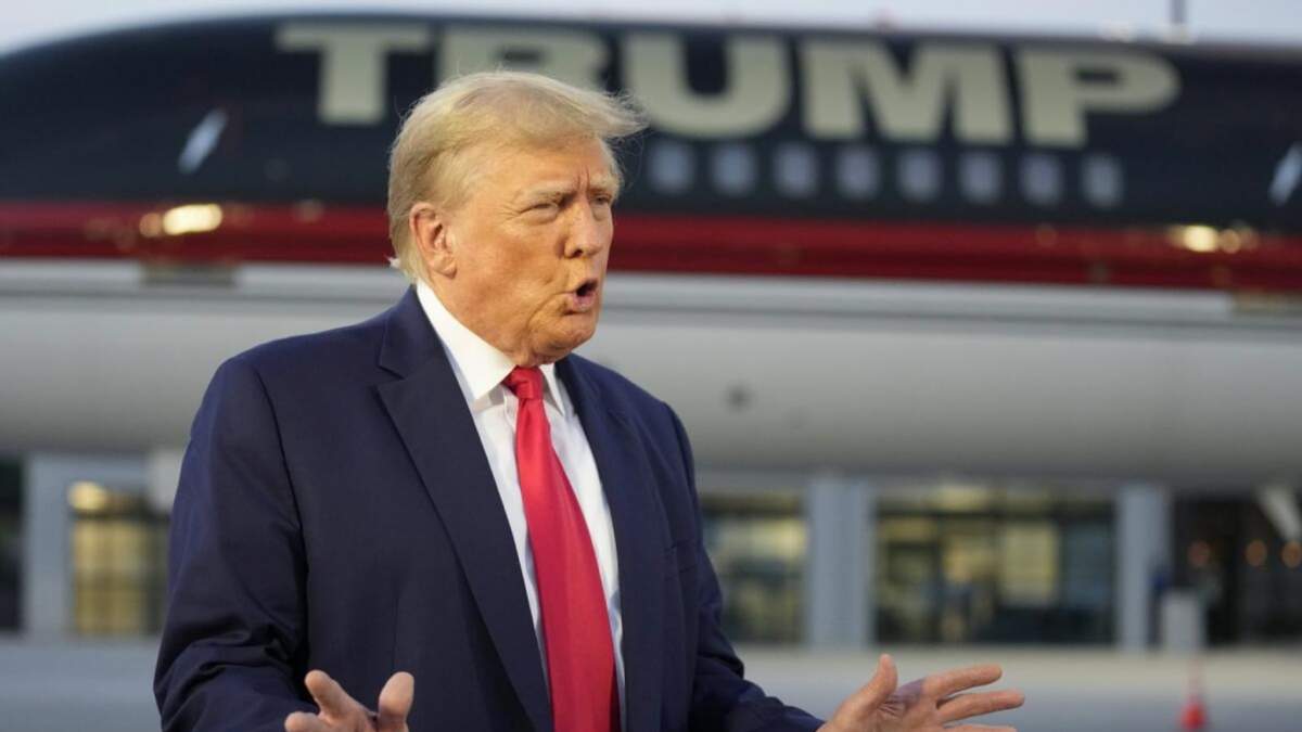 El expresidente de EU Donald Trump