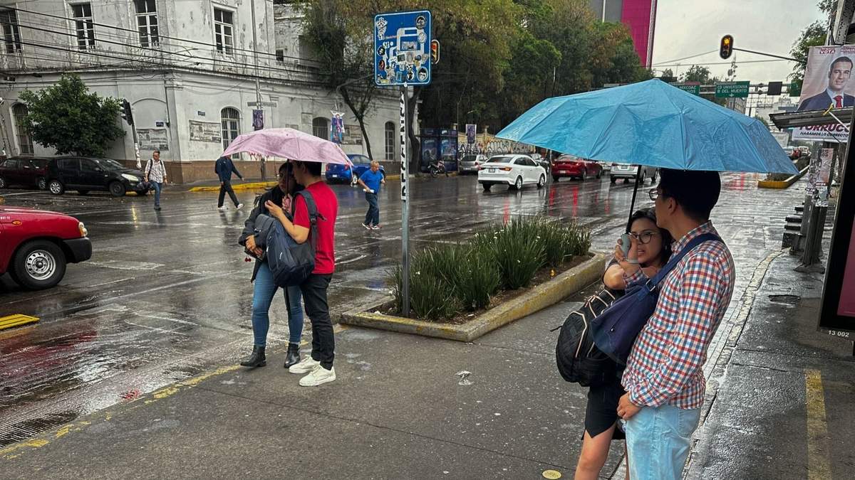 Lluvia este miércoles en la Ciudad de México
