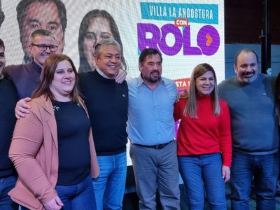 Figueroa acompañó el inicio de campaña de Javier Murer en Villa La Angostura