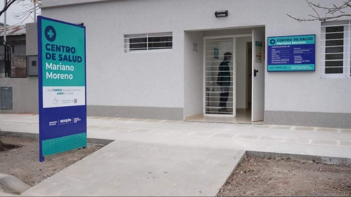 Centro de salud Mariano Moreno. Fuente: (Salud Neuquén)