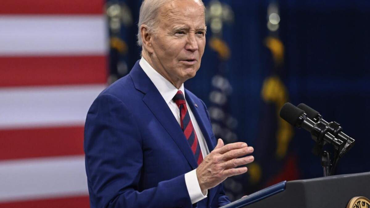El presidente estadounidense Joe Biden habla en un evento en Raleigh, Carolina del Norte