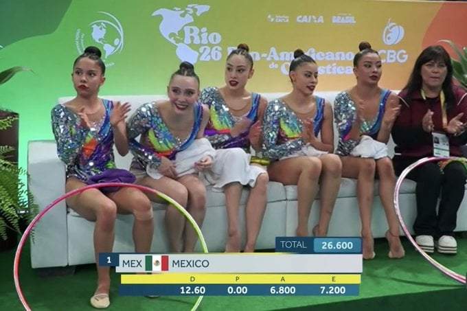 Competencia de gimnasia rítmica
